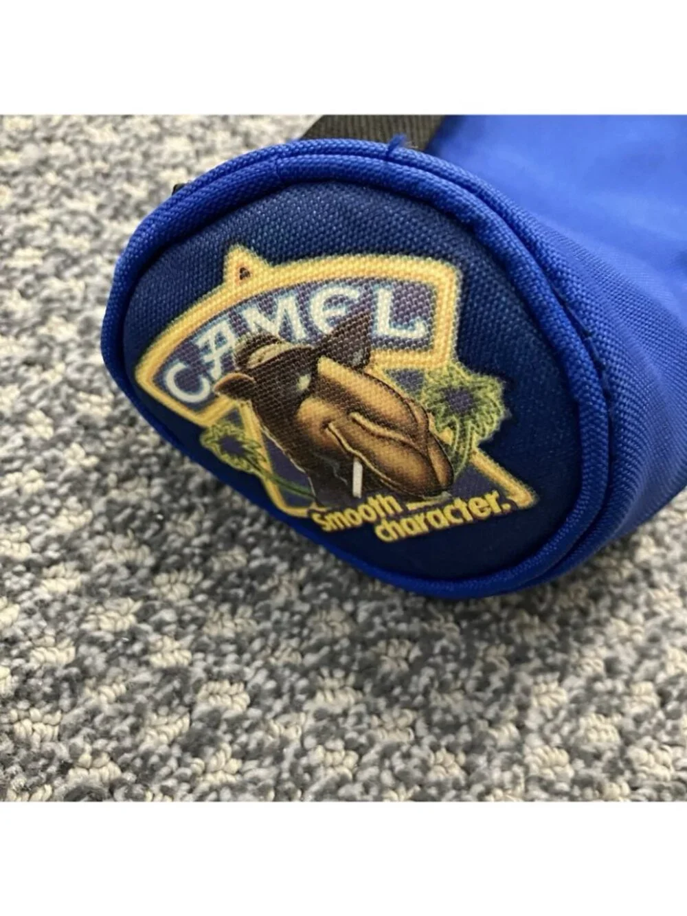 Vintage Joe Camel Blue Pool Cue Case Bag 28” Smooth Character - W5
